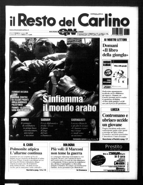 Il Resto del Carlino : giornale dell'Emilia